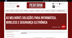 Desktop Screenshot of performonline.com.br